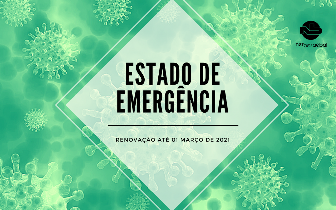 Renovação do estado de emergência até 1 de março