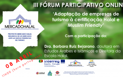 III FÓRUM PARTICIPATIVO ONLINE | Adaptação de empresas de turismo | 8 Abril
