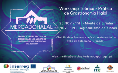 Workshop | Teórico/Prático | Gastronomia Halal | 25 e 26 NOV